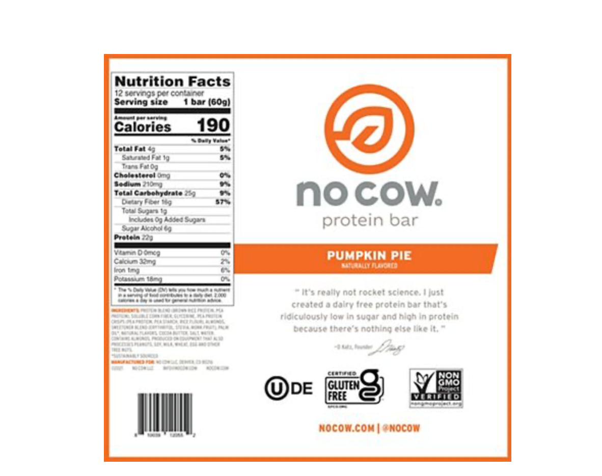 Protein Bar - Pumpkin Pie (12 Bars)
