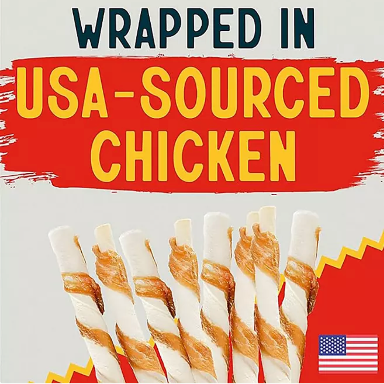 Canine Chews Chicken-Wrapped Rawhide Chews for Dogs (125 ct.)