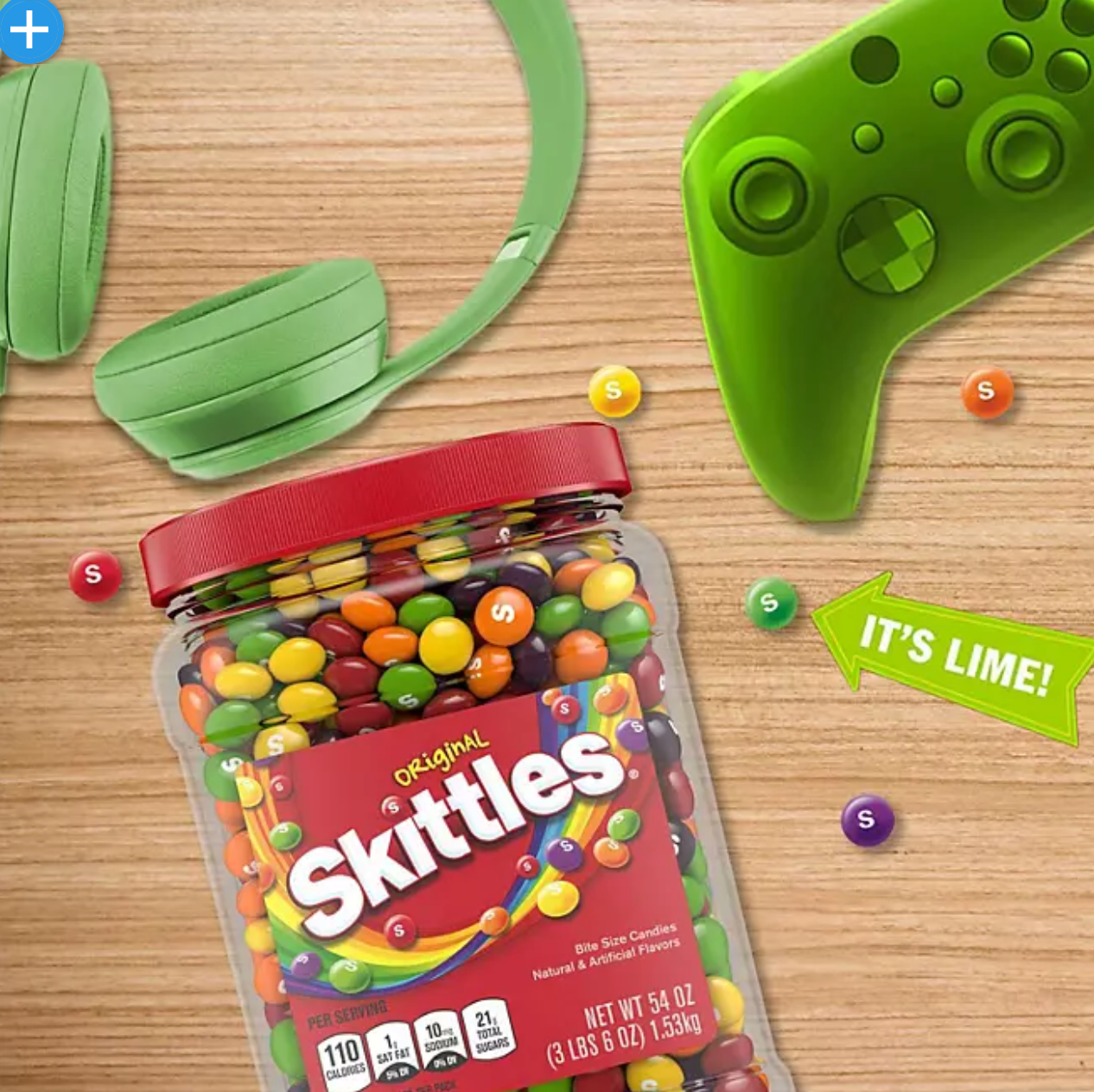 Skittles Original Chewy Candy Bulk Jar (54 oz.)