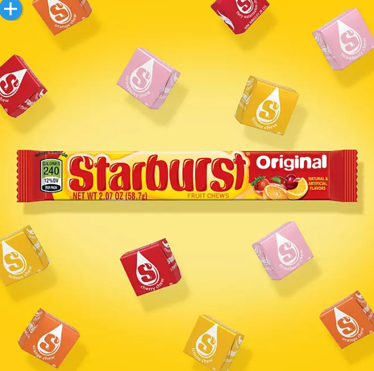 Starburst Original Fruity Chewy Candy Full Size Bulk Pack (2.07 oz., 36 ct.)
