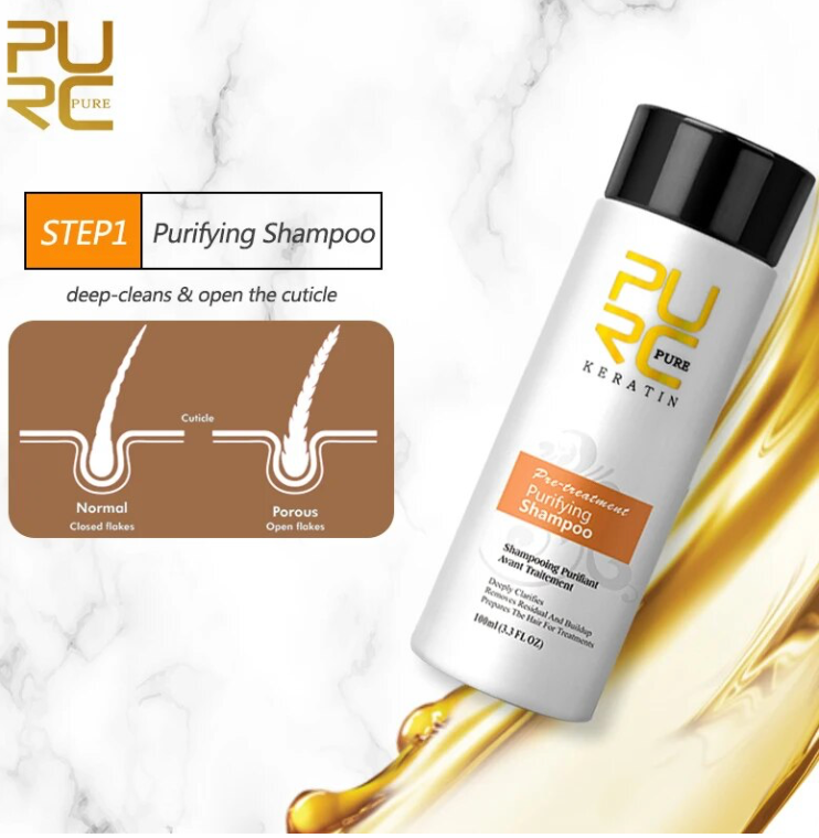 Professional Keratin Hair Treatment Set Brazilian Hair Straightening Cream Smoothing Shampoo Magic Hair Mask Care