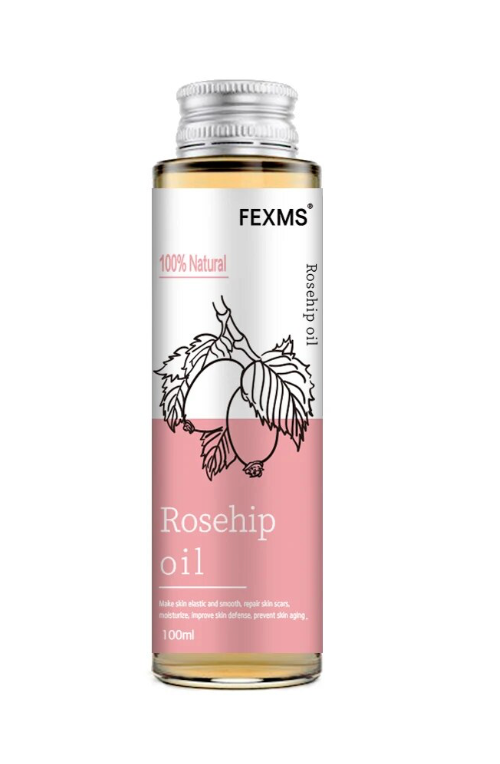 Rosehip Seed Oil, 100% Pure Organic Unrefined Cold Pressed Anti Aging Rose Hip Moisturizer For Hair Skin & Nails