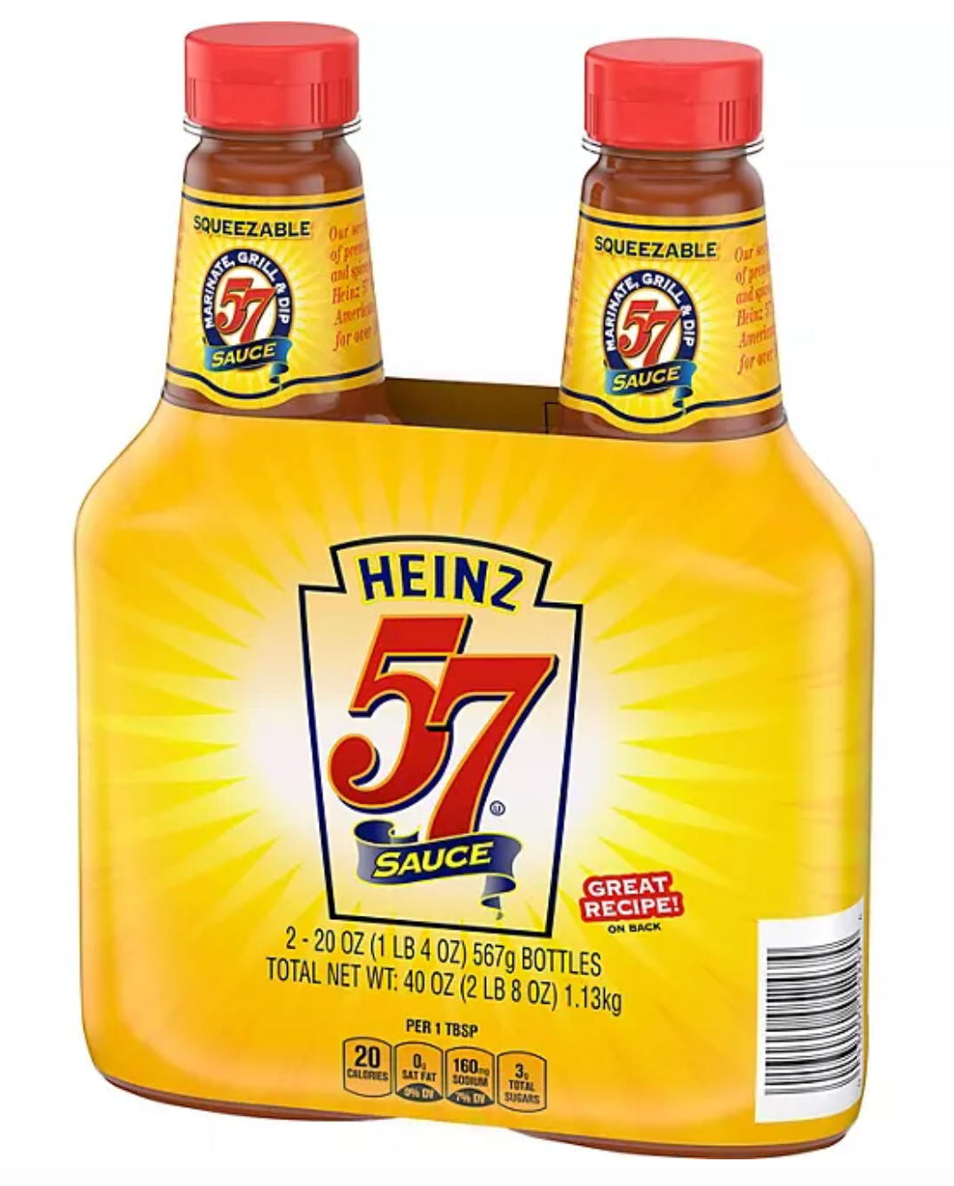 Heinz 57 Sauce 20 oz., 2 pk.