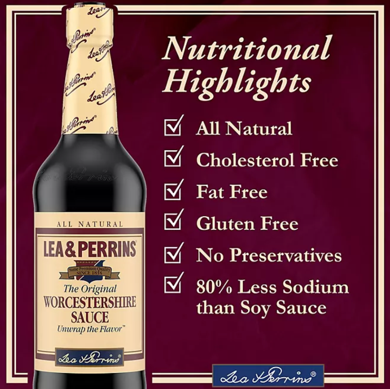 Lea & Perrins The Original Worcestershire Sauce 20 oz., 2 pk.