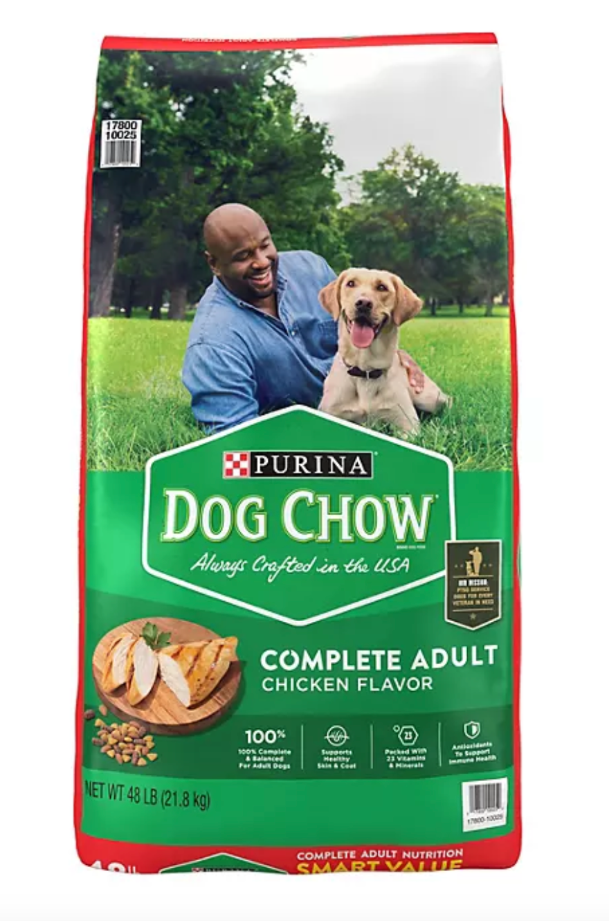 Purina Dog Chow Complete Adult Dry Dog Food, Chicken Flavor, 48 lbs.