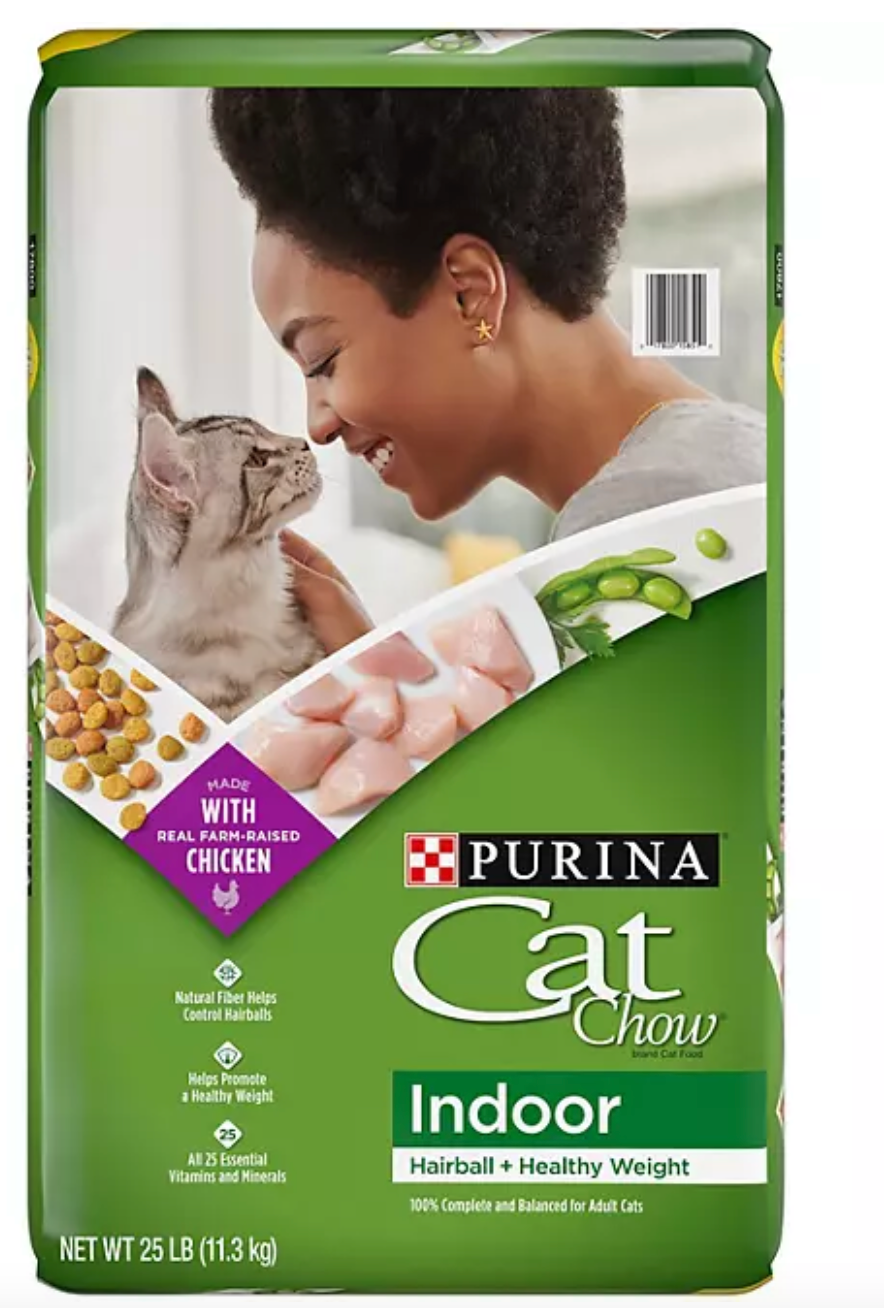 Purina Cat Chow Indoor Dry Cat Food, Hairball + Healthy Weight, 25 lbs.
