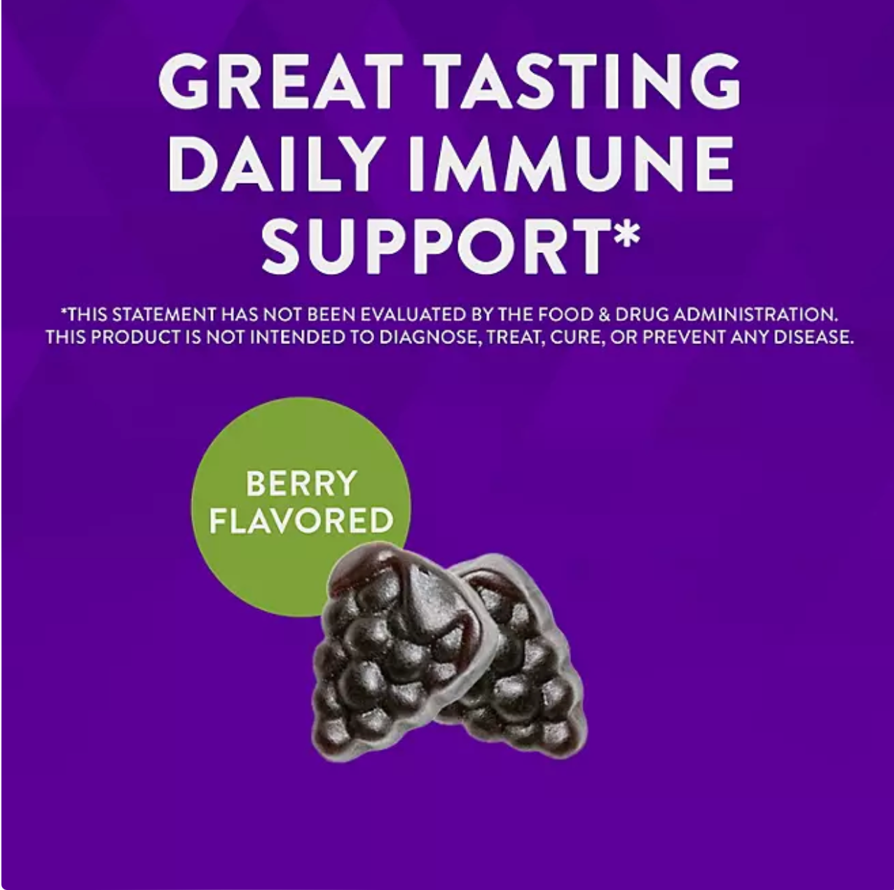 Nature’s Way Sambucus Immune Gummies, Elderberry, Vitamin C, Vitamin D3, Zinc, 120 ct.