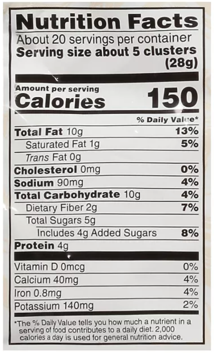 True North Almond Pecan Crunch, 20 oz.