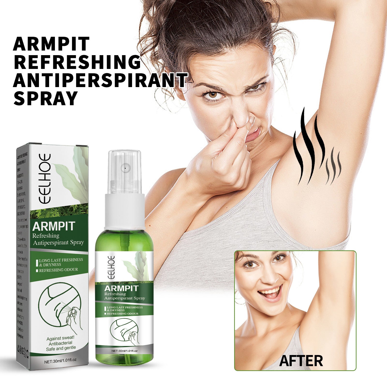 Deodorant, Mild And Non-irritating, Hydrating Gel