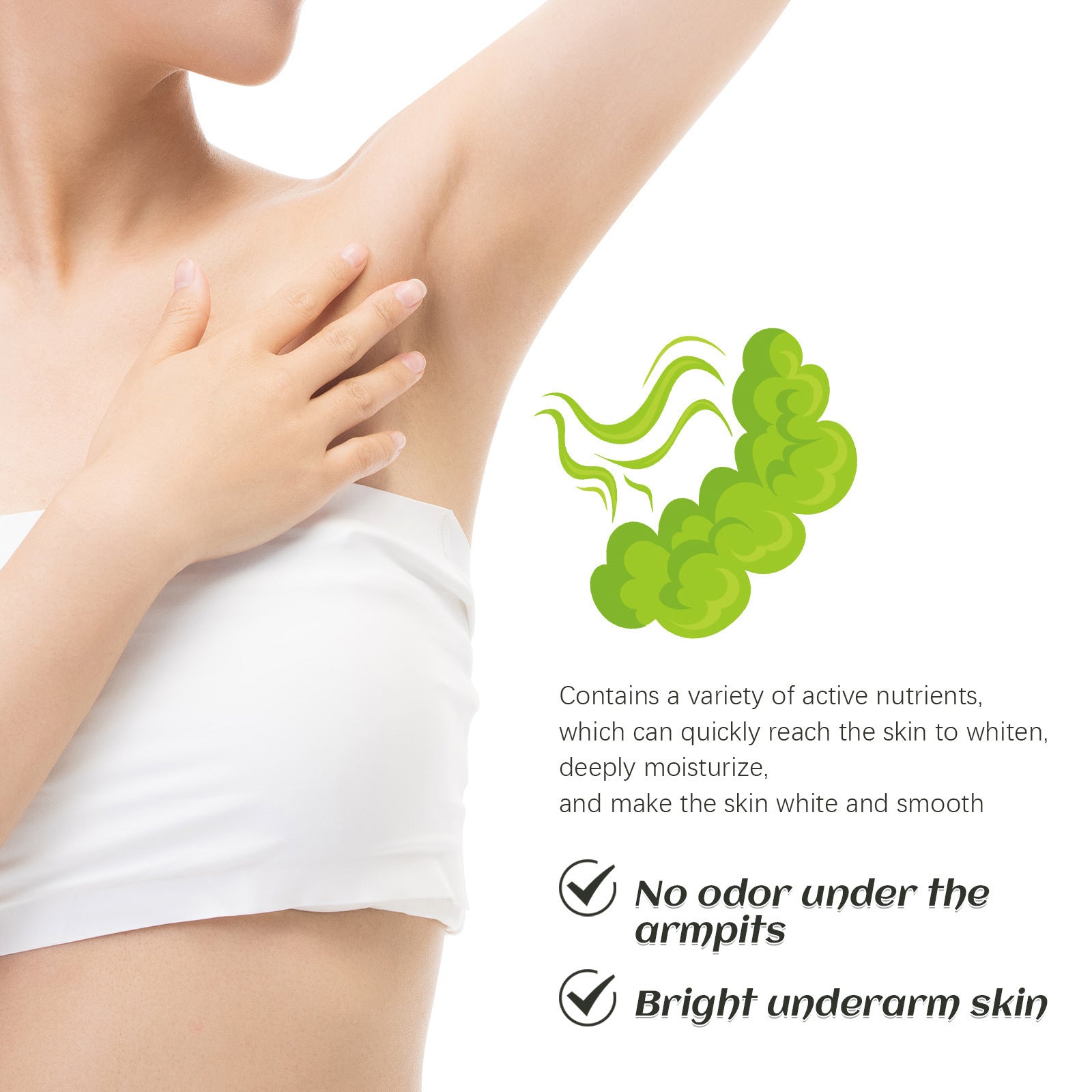 Whitening Refreshing Anti-sweat Armpit Deodorant Cream