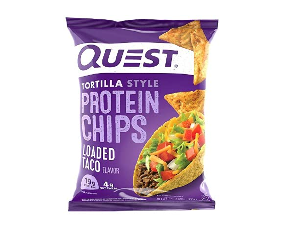 Nutrition Tortilla Style Protein Chips, Nacho Cheese, Ranch, Chili Lime, and Loaded Taco, 1.1 Ounce (Pack of 16) - with Make Your Day Bag Clip