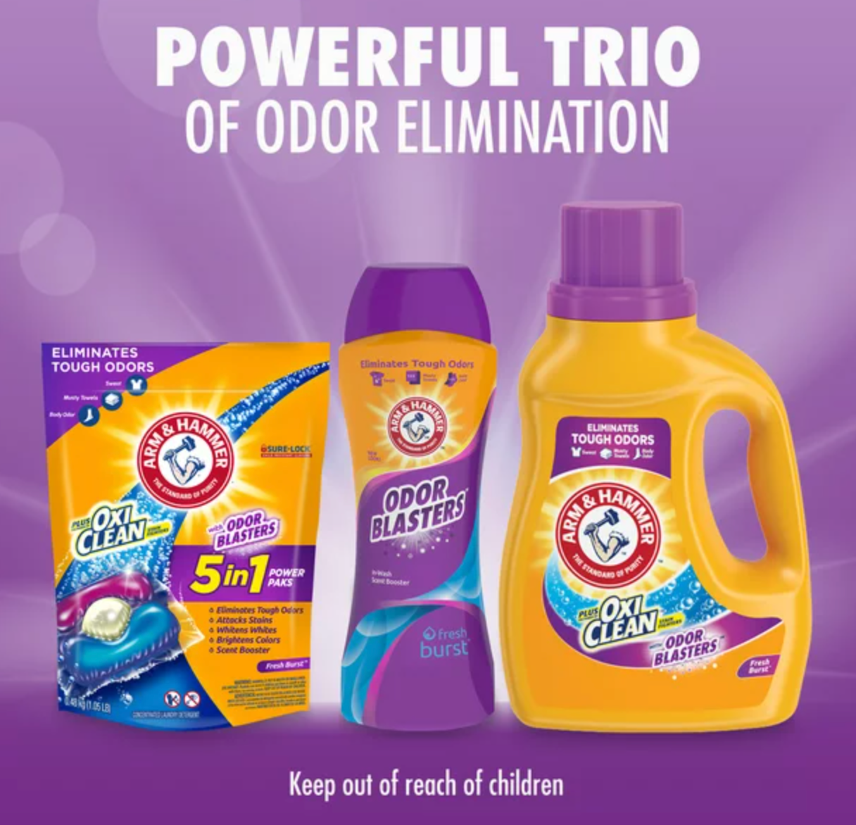 Arm & Hammer Clean Scentsations in-Wash Scent Booster (HE), Clean Meadow, 24 oz