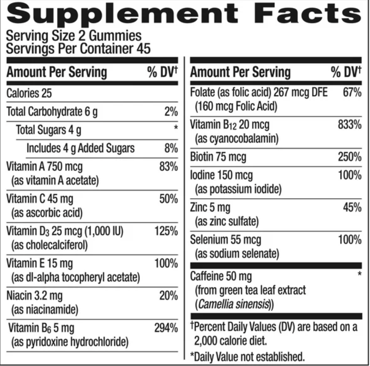 Centrum Multigummies Dual Action Multi+ Men and Women Supplement Gummies for Mental Focus, 90 Count
