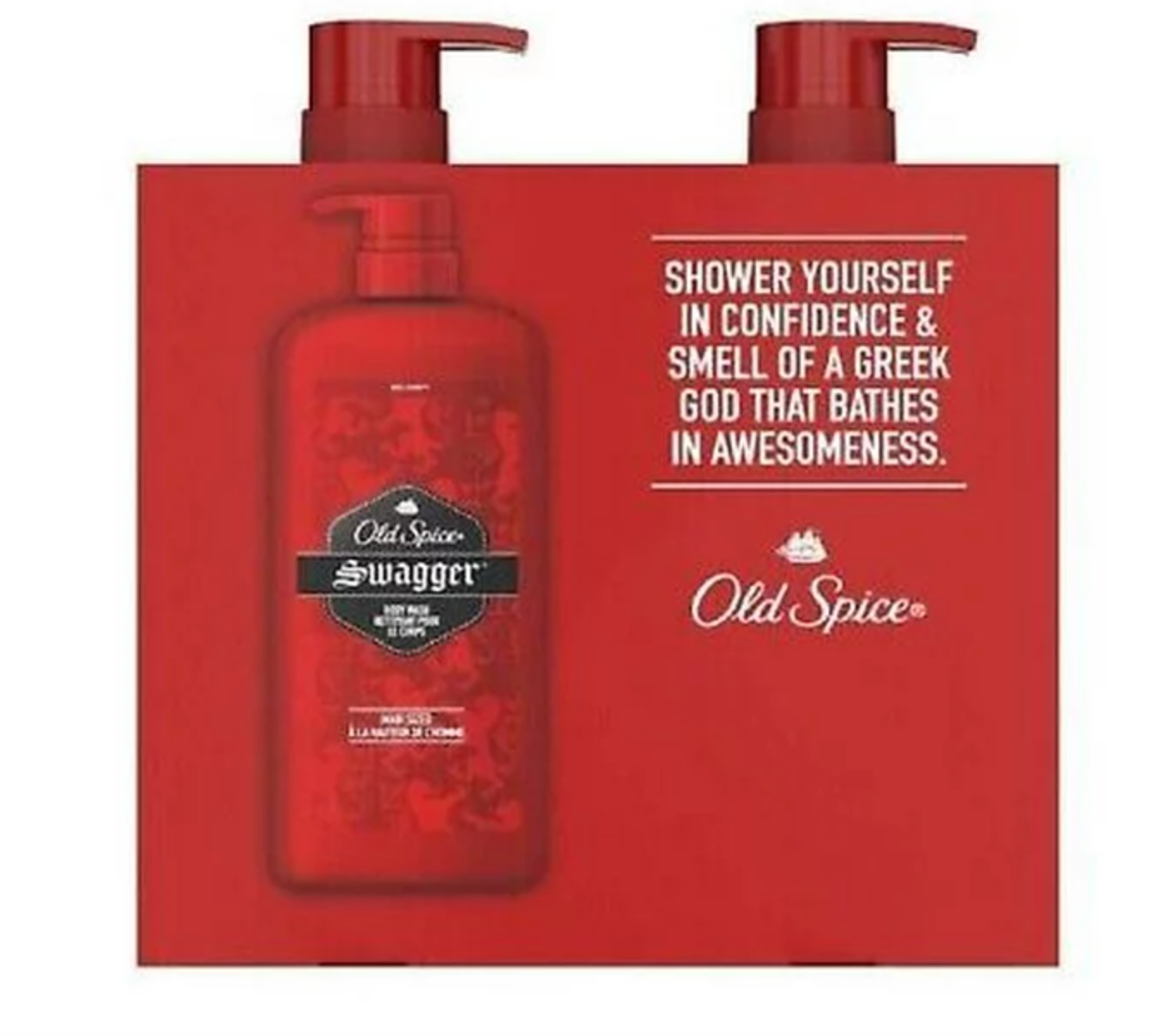 Old Spice Swagger Scent of Confidence Body Wash for Men (30 fl oz 2 pk)