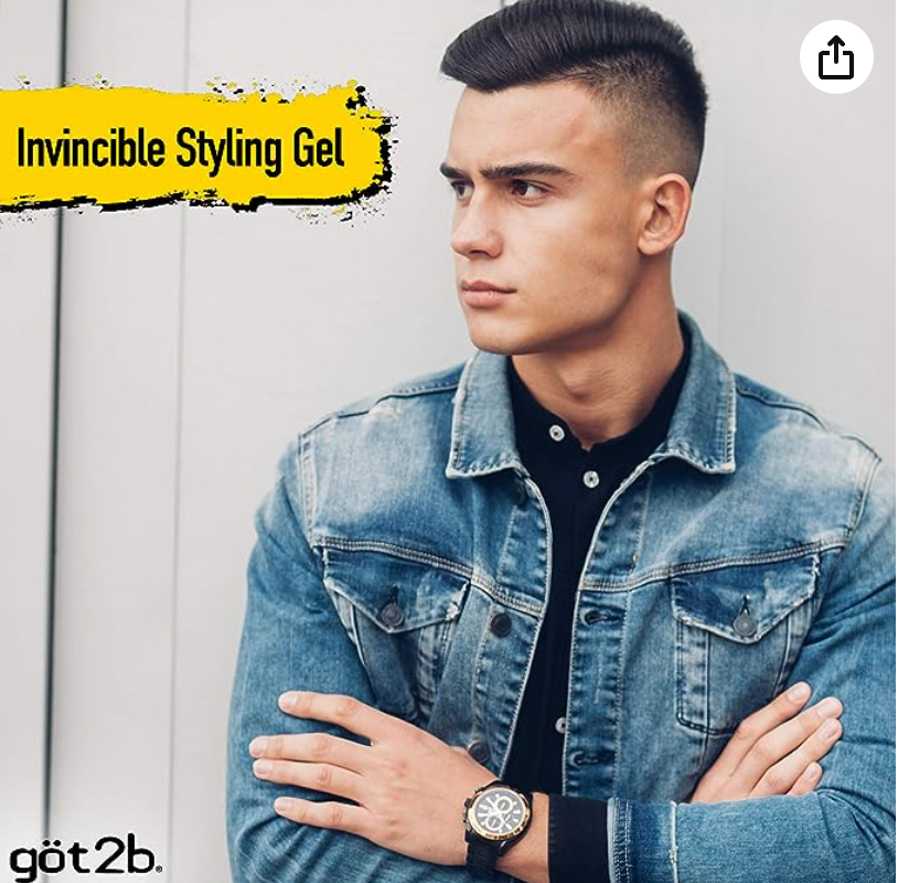 Got2b Ultra Glued Invincible Styling Hair Gel, 6 oz (Count of 3)