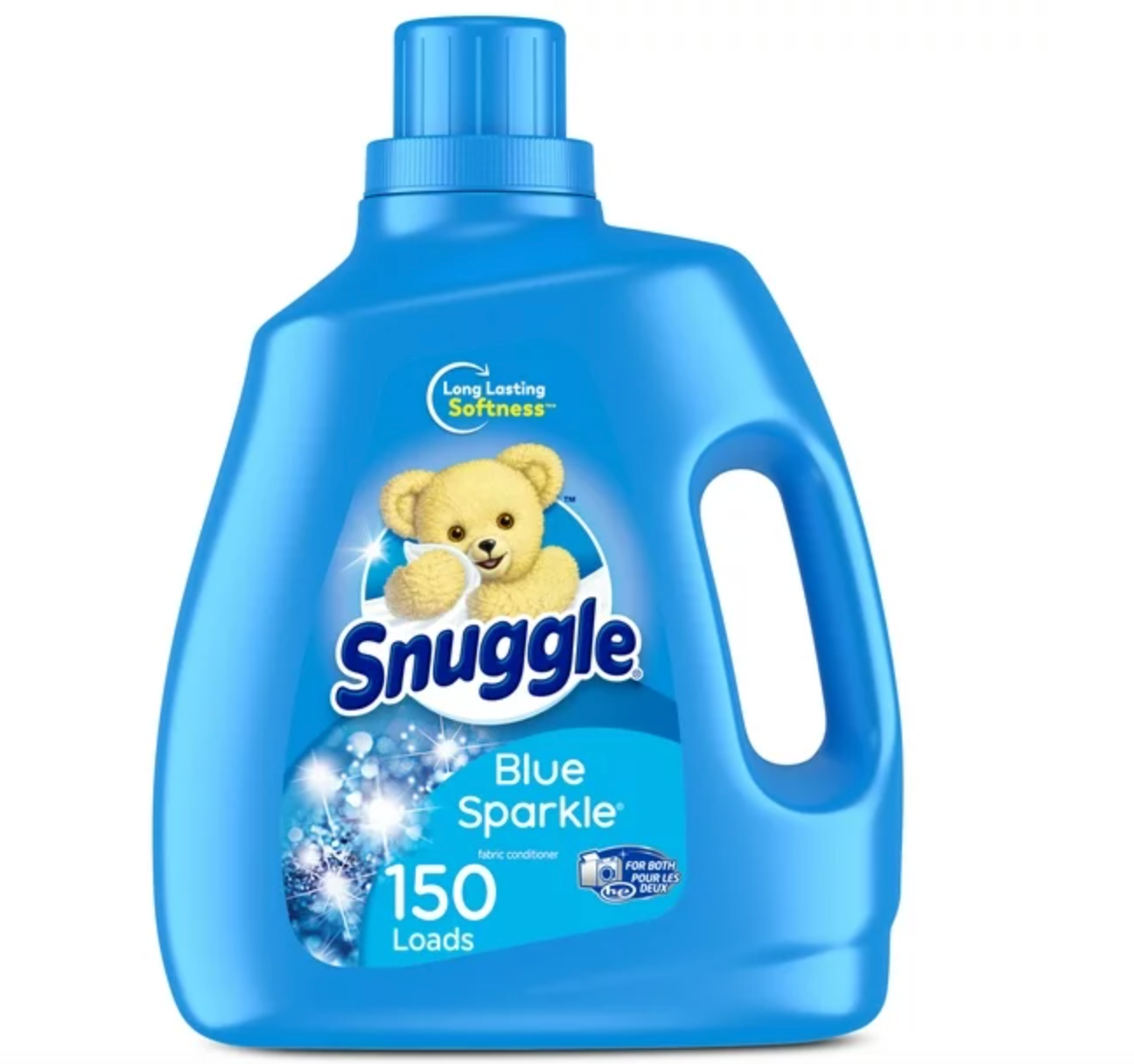 Snuggle Fabric Softener Liquid, Blue Sparkle, 120 Ounce, 150 Loads