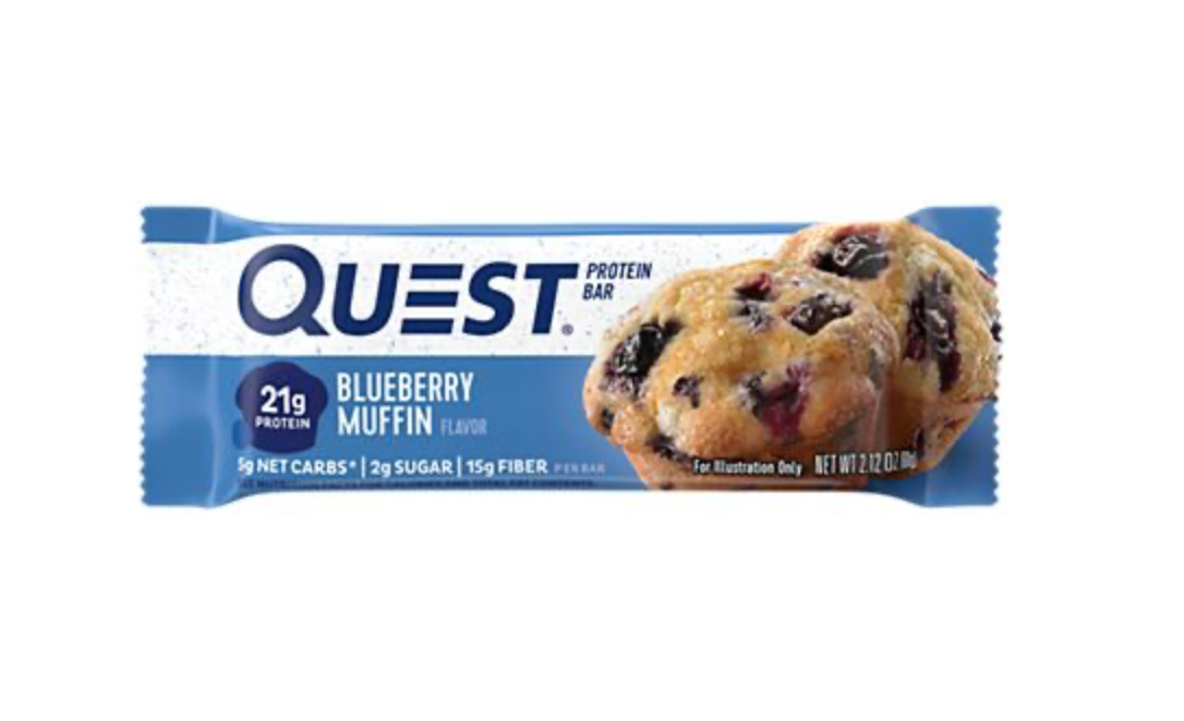 Quest Protein Bar - Blueberry Muffin (12 Bars)