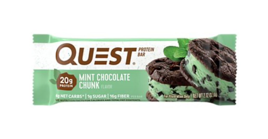 Quest Protein Bar - Mint Chocolate Chunk (12 Bars)
