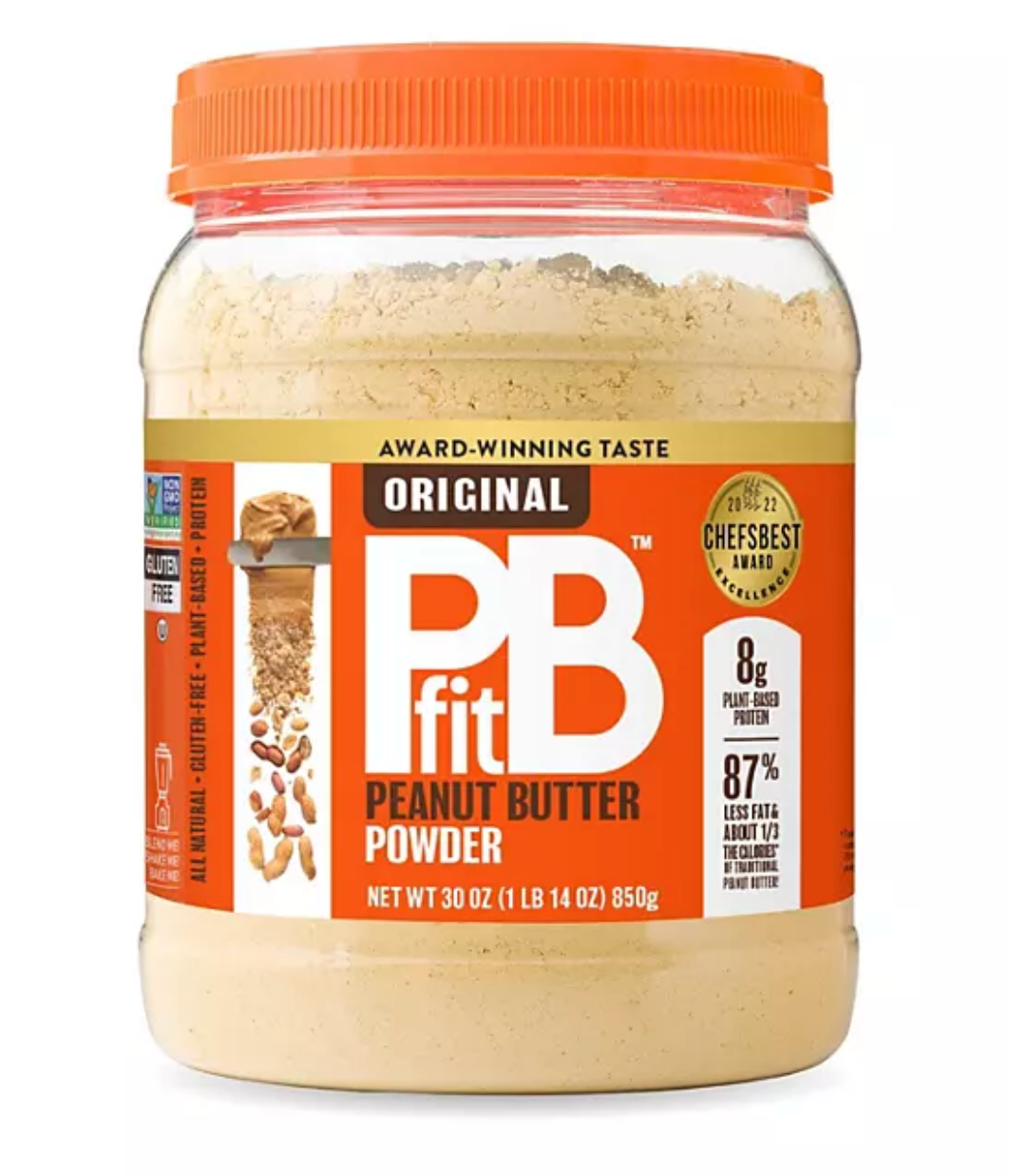 PBfit All-Natural Gluten-Free Peanut Butter Powder (30 oz.)