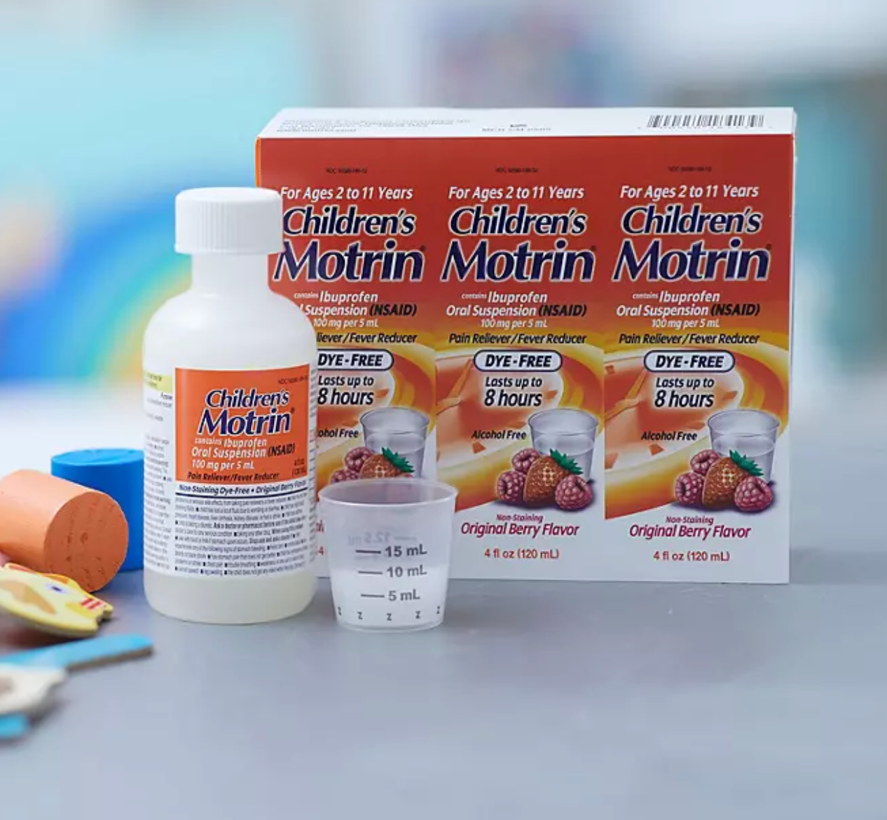 Children's Motrin Oral Suspension, Berry (4 oz., 3 pk.)