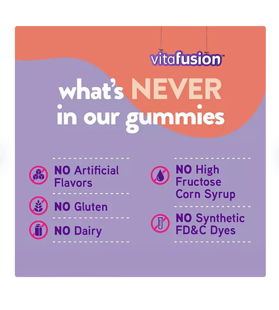 Vitafusion Calcium + D3 Gummies (200 ct.)