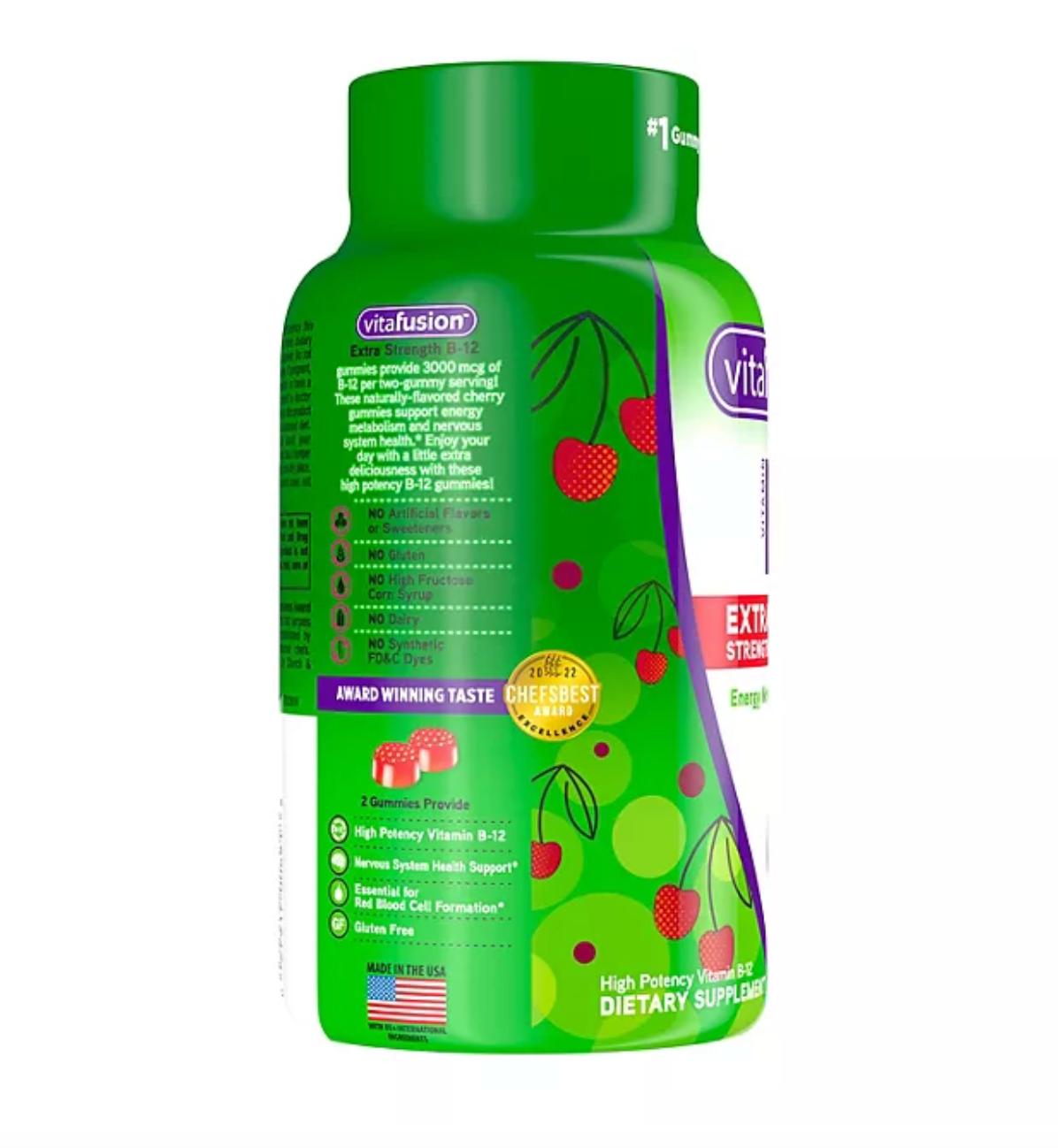Vitafusion Extra Strength B12 Gummy Vitamins (200 ct.)