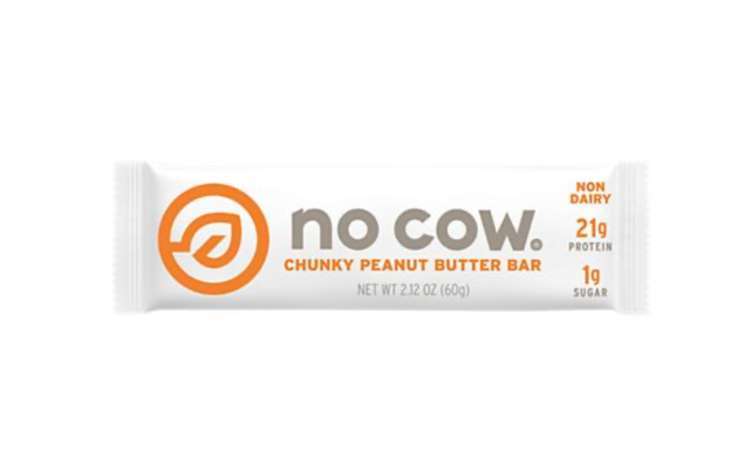no cow Bar - Chunky Peanut Butter (12 Bars)