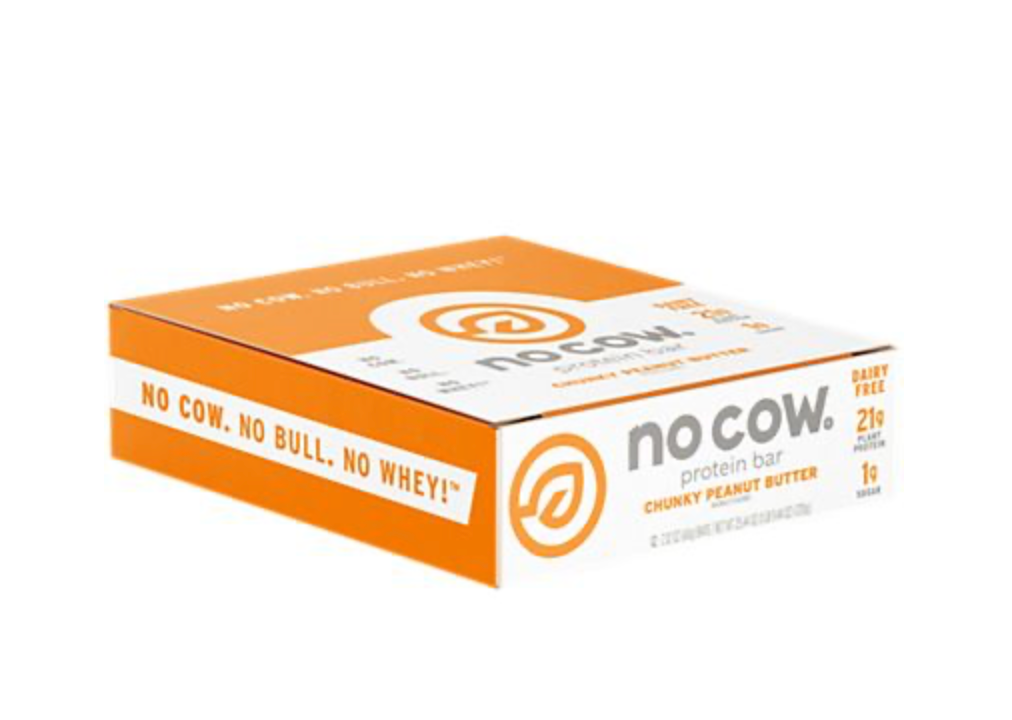no cow Bar - Chunky Peanut Butter (12 Bars)