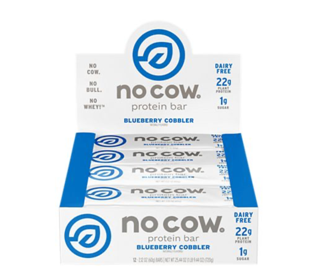 no cow Bar - Blueberry Cobbler (12 Bars)