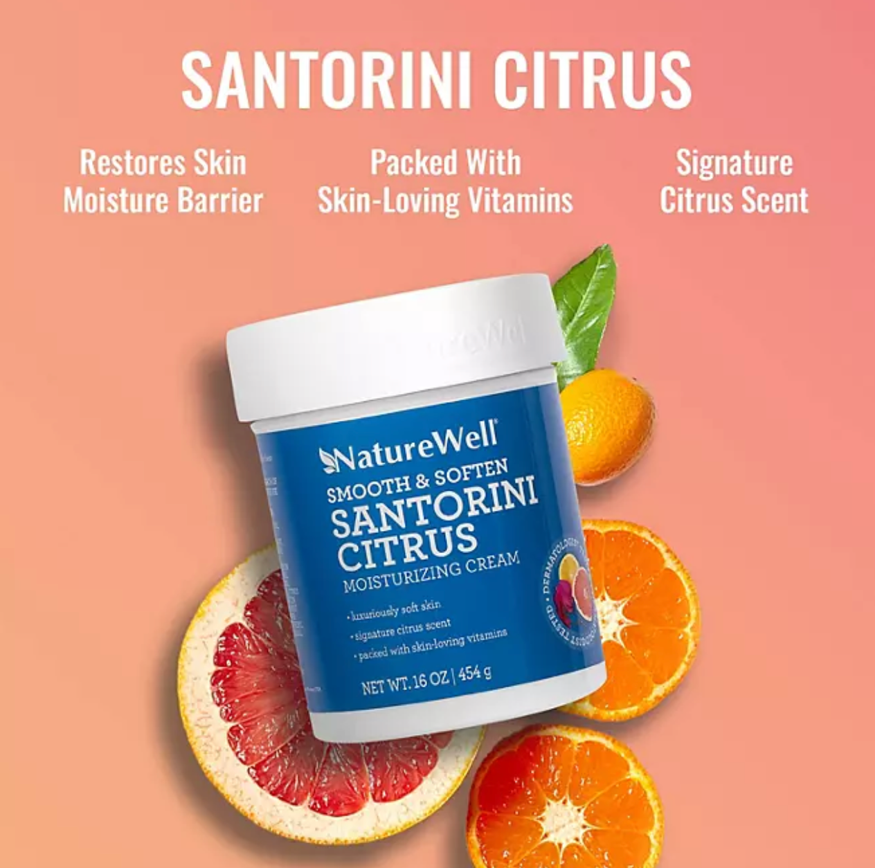NatureWell Santorini Citrus Moisturizing Cream (16 oz., 2 pk.)