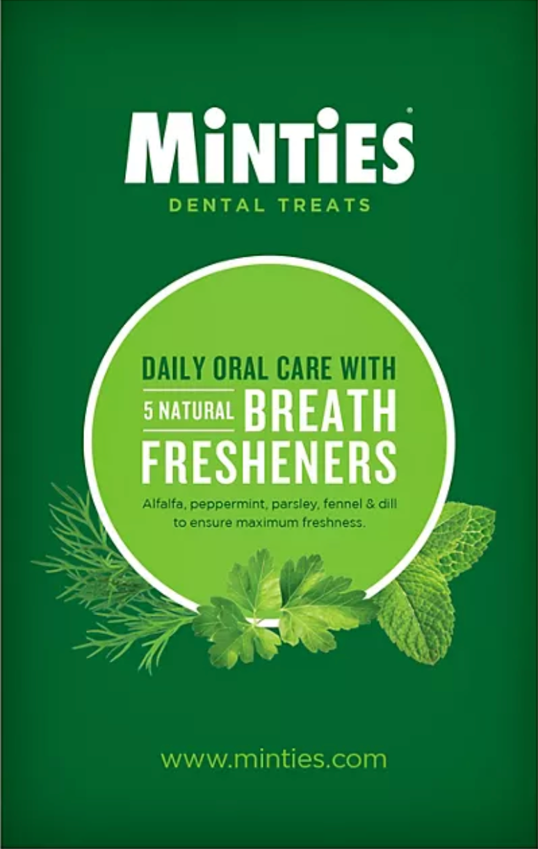 Minties Dental Dog Bone Treats, Maximum Mint (32 oz.)