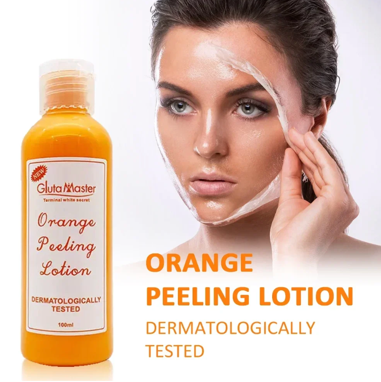 Orange Peeling Lotion 100ml Remove Body Dead Skin Exfoliating Whitening and Smoothing Body Skin Care Product Peeling Oil