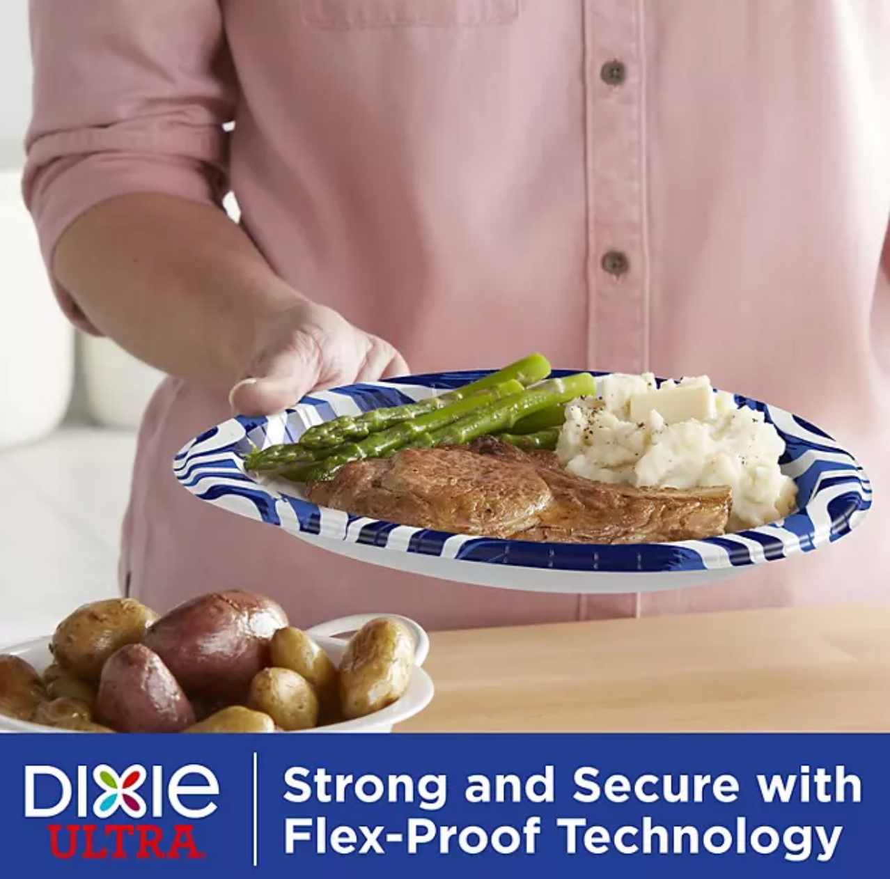 Dixie Ultra Heavyweight Dinner Paper Plates, 10", 186 ct.