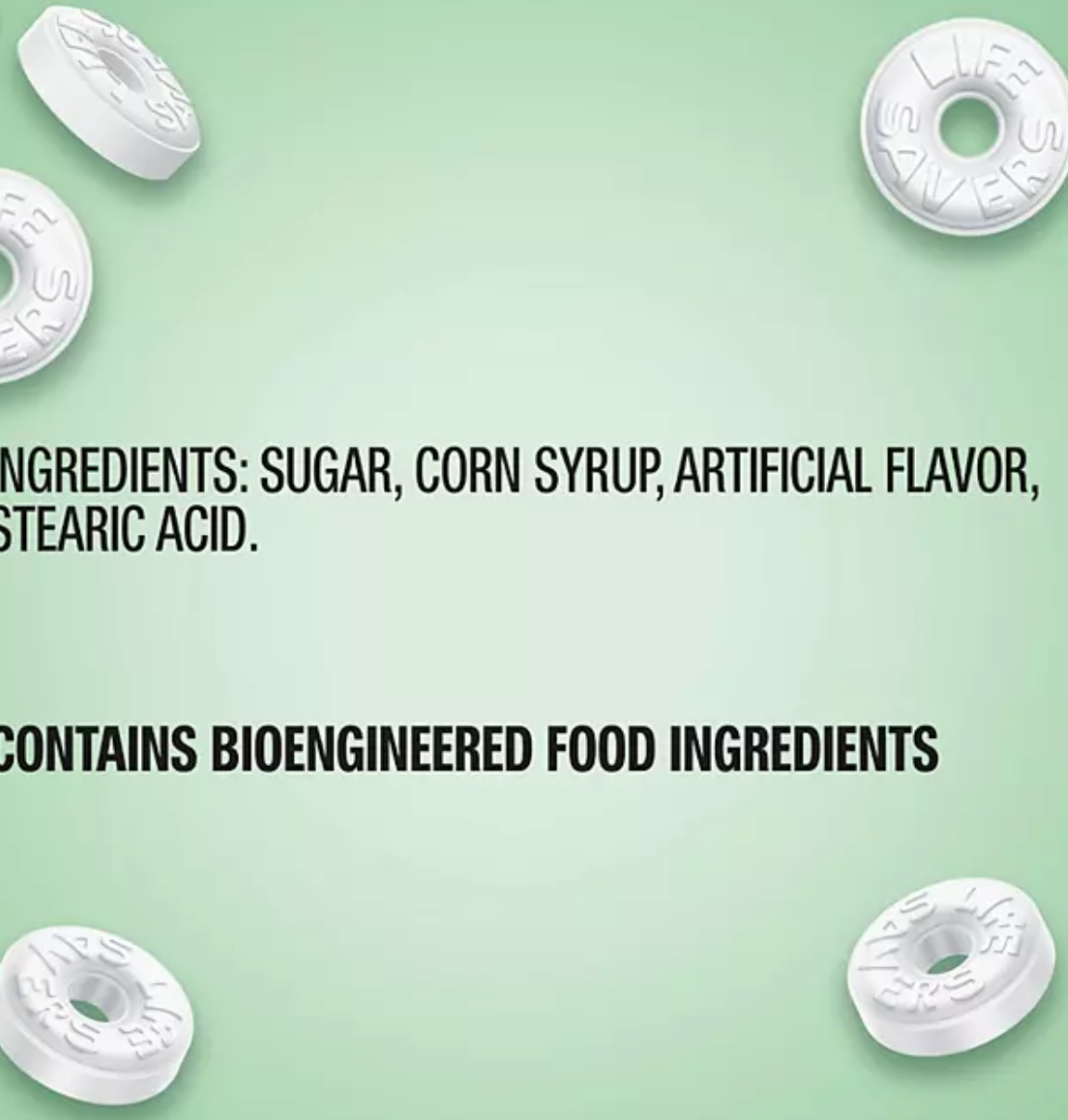 Life Savers Wint-O-Green Mints Hard Candy, 3 lbs.