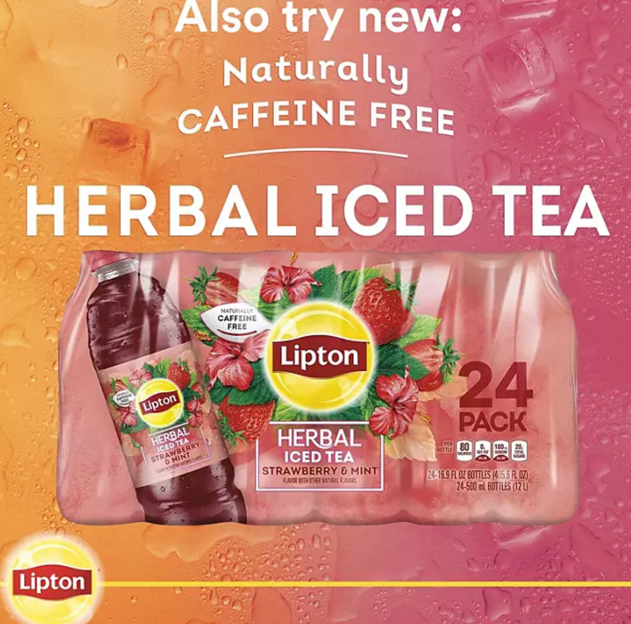 Lipton Half and Half Iced Tea and Lemonade 16.9 fl. oz., 24 pk.