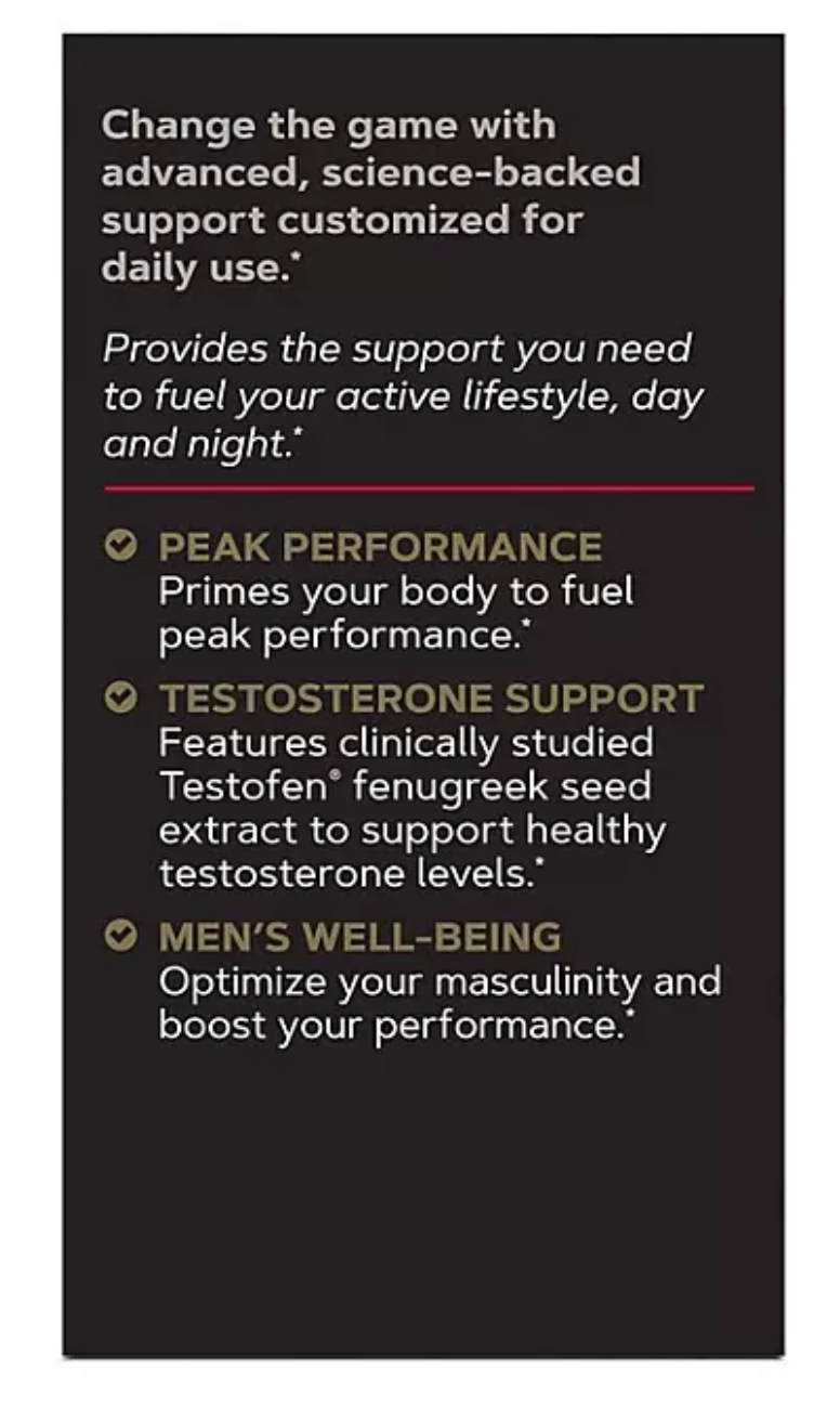 GNC Mega Men Advanced Testosterone Capsules, 60 ct.