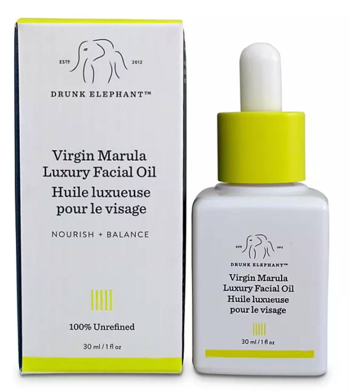 Drunk Elephant Virgin Marula Luxury Facial Oil, 1 oz.