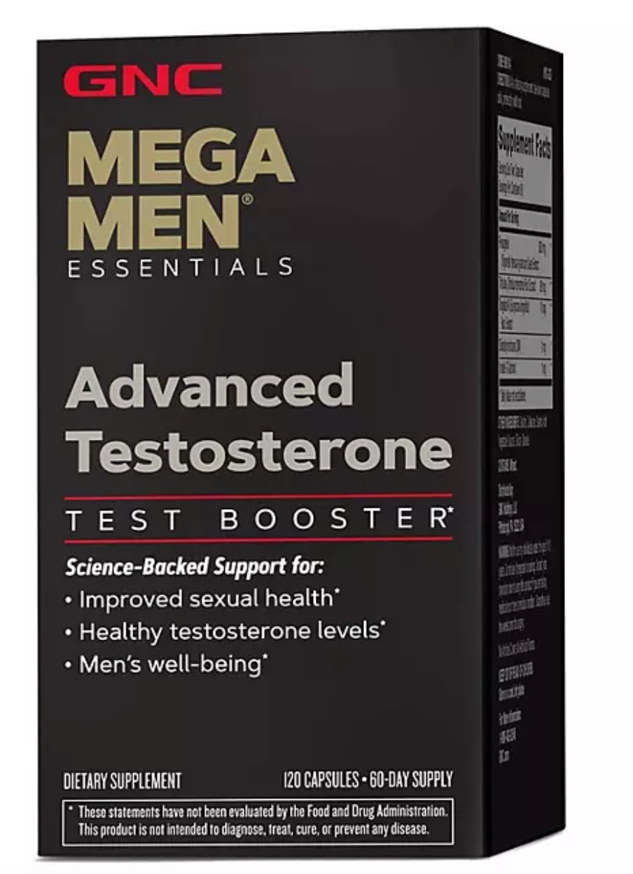 GNC Mega Men Advanced Men's Testosterone, 120 ct.