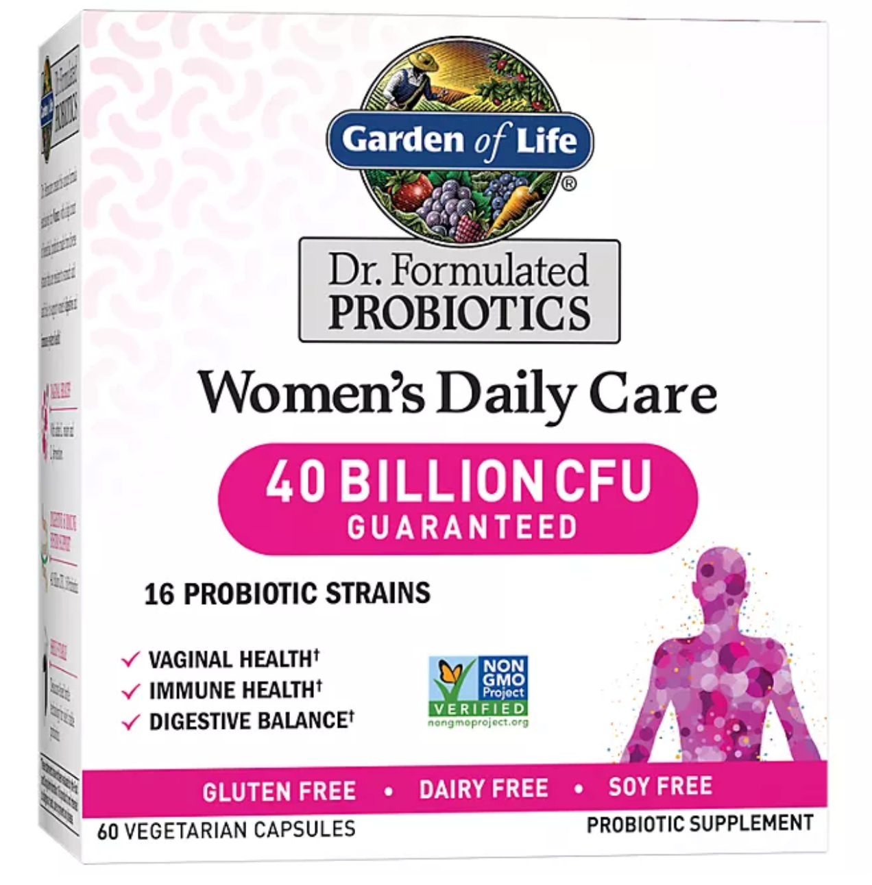 Garden Of Life Dr. Formulated Women's Daily Probiotic Capsules, 40 Billion CFU 60 ct.