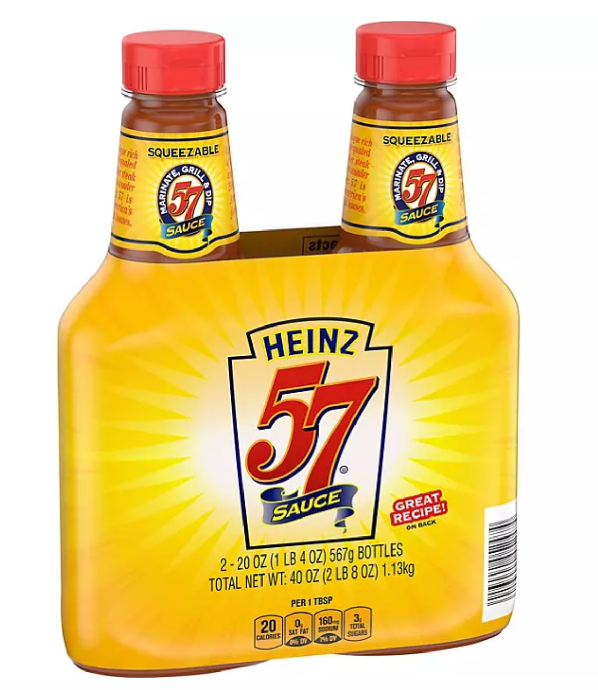 Heinz 57 Sauce 20 oz., 2 pk.