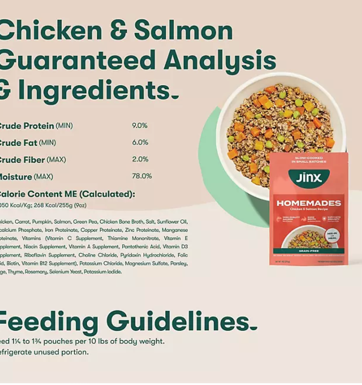 Jinx Homeamdes Variety Pack, Wet Dog Food Pack , 9oz , 12ct