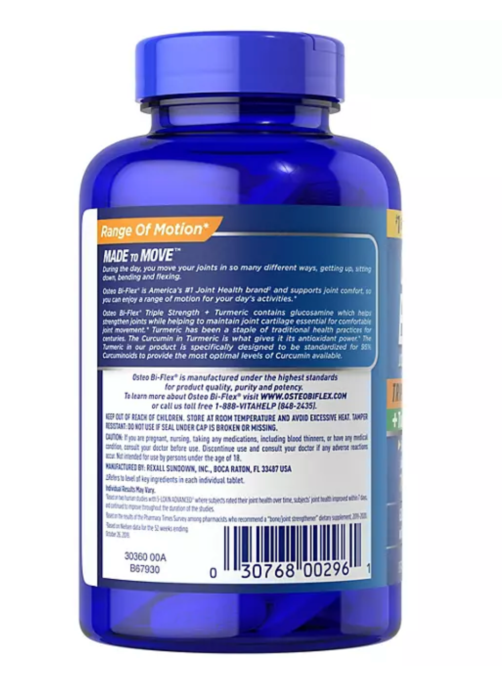 Osteo Bi-Flex Triple Strength + Turmeric 220 ct.