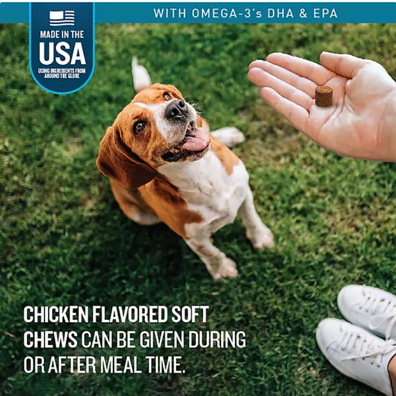 VETIQ Maximum Strength Hip & Joint Soft Dog Chews, Chicken Flavored, 180 ct.