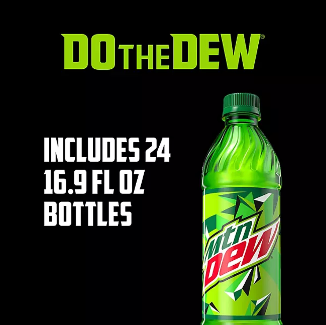 Mountain Dew Soda 16.9 fl. oz., 24 pk.