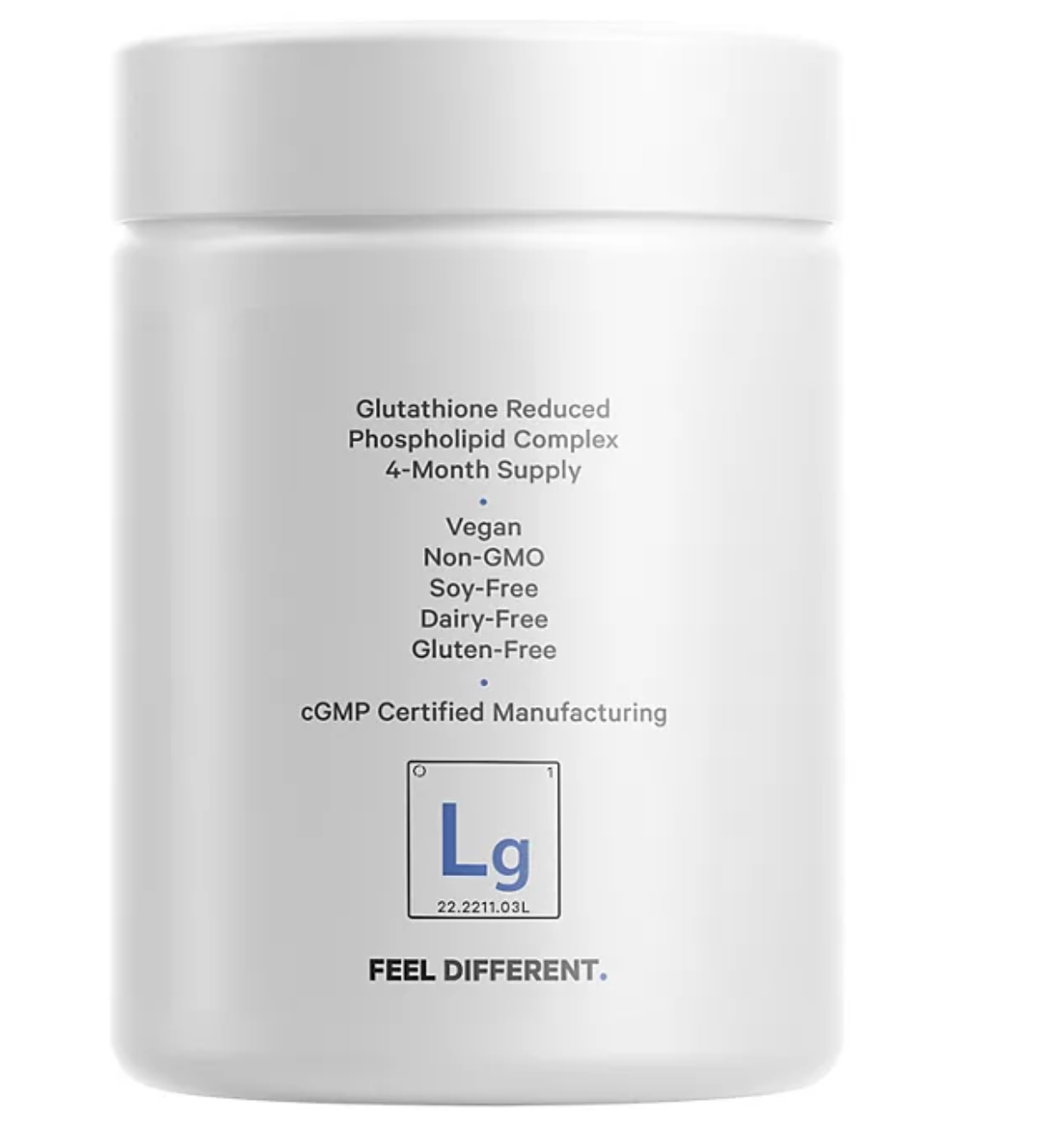 Codeage Liposomal Glutathione Essential Phospholipids Antioxidant Capsules 120 ct.