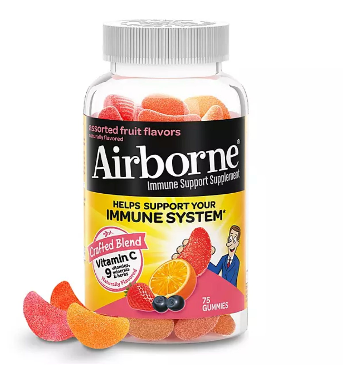 Airborne Vitamin C Gummies, 750 mg, 75 ct.