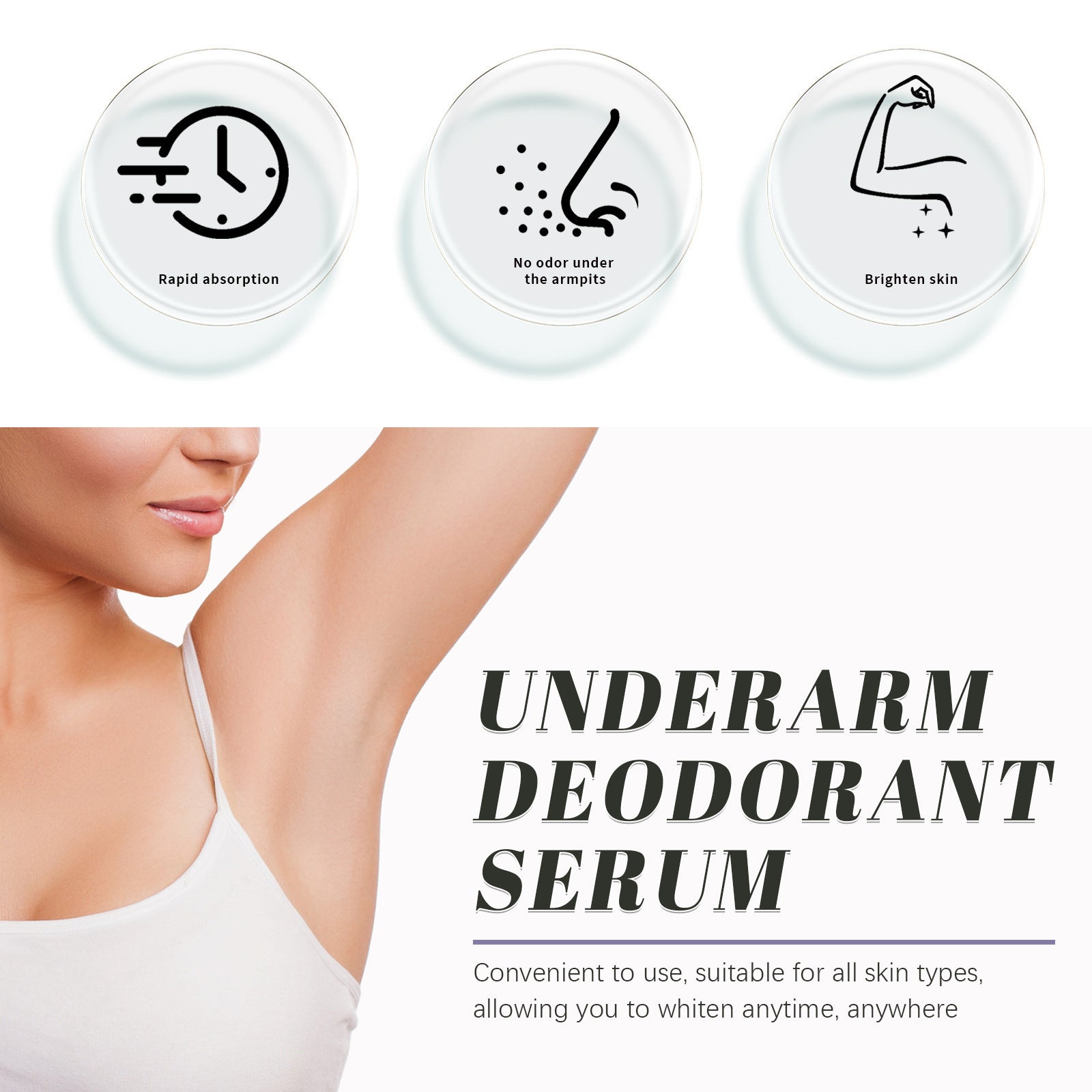 Whitening Refreshing Anti-sweat Armpit Deodorant Cream